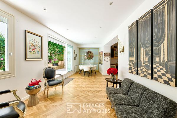 Duplex familial avec terrasse végétalisée à proximité de la Place de la Madeleine