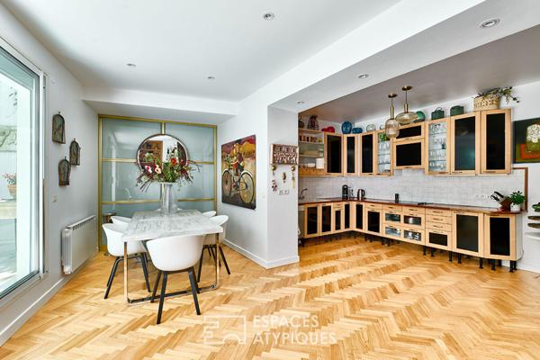 Duplex familial avec terrasse végétalisée à proximité de la Place de la Madeleine