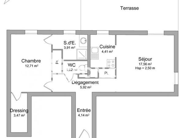 Location Appartement 2 pièces 53.74 m² - 5 RUE DELANDRE Bordeaux 33200