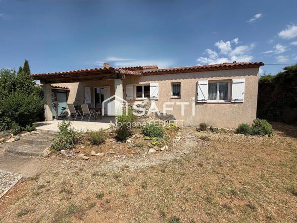 MAISON DE PLAIN-PIED  97 M² AVEC PISCINE ET GARAGE SUR TERRAIN DE 963 M²
