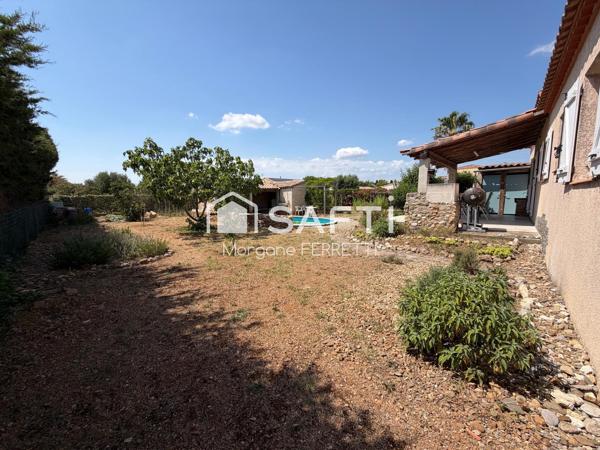 MAISON DE PLAIN-PIED  97 M² AVEC PISCINE ET GARAGE SUR TERRAIN DE 963 M²
