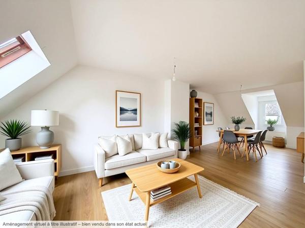 HENNEBONT : Duplex de 78m² avec garage et cave
