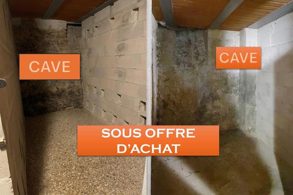 3 Caves 4 m² /9 m3 en volume de stockage à Belleville
