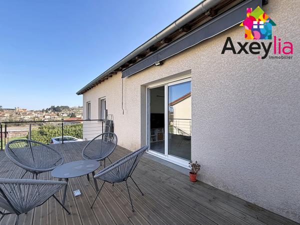 Belmont-de-la-Loire (42670) A VENDRE - BELMONT-DE-LA-LOIRE - MAISON DE 2014 AVEC GRAND GARAGE, TERRASSES ET TERRAIN