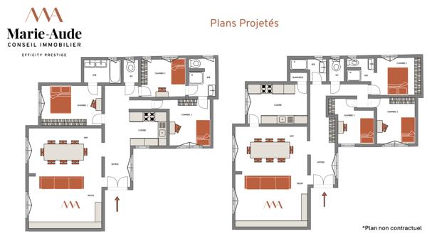 Appartement
         5 pièces
        - 130 m² Bien prestige 1 050 000 € *