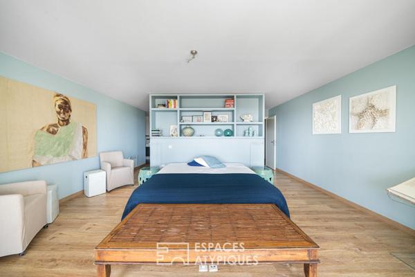 Appartement de standing traversant avec vue mer