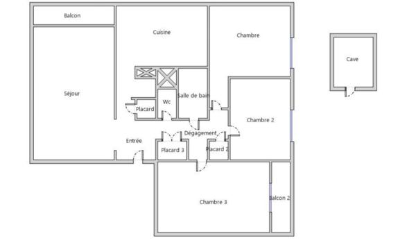 Appartement à vendre 4 pièces 79,96 m² Meyzieu