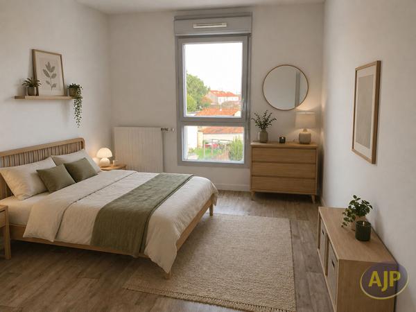 Appartement à vendre Saint Sebastien Sur Loire - 3 pièces, 62m² avec 2 chambre(s) à 217 000€ - AJP Immobilier Saint-Sébastien-sur-Loire