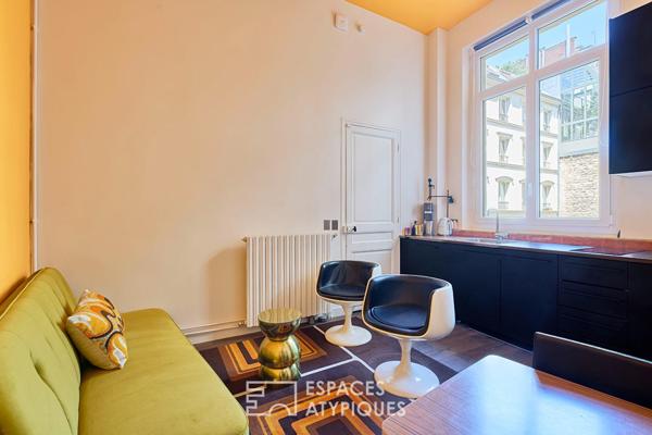 Appartement rénové en loft de photographe – Quartier Saint-Georges