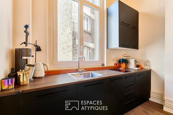 Appartement rénové en loft de photographe – Quartier Saint-Georges
