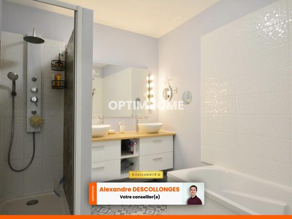 LATTES (34) – A vendre, Appartement 3 pièces de 58,80 m2 avec grande terrasse.