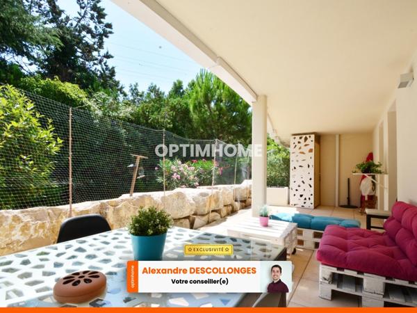 LATTES (34) – A vendre, Appartement 3 pièces de 58,80 m2 avec grande terrasse.