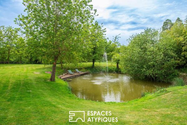 Propriété de charme au coeur de la nature avec gîtes et dépendances