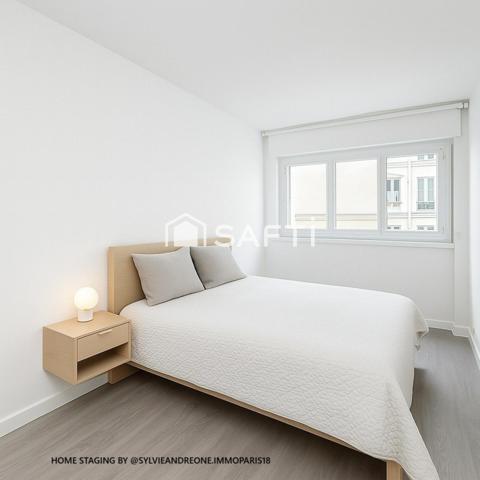 GRAND 2 PIECES CALME ET LUMINEUX AUX ABBESSES