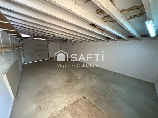 Maison plain pied de 103 m2 environ avec garage et jardin clos