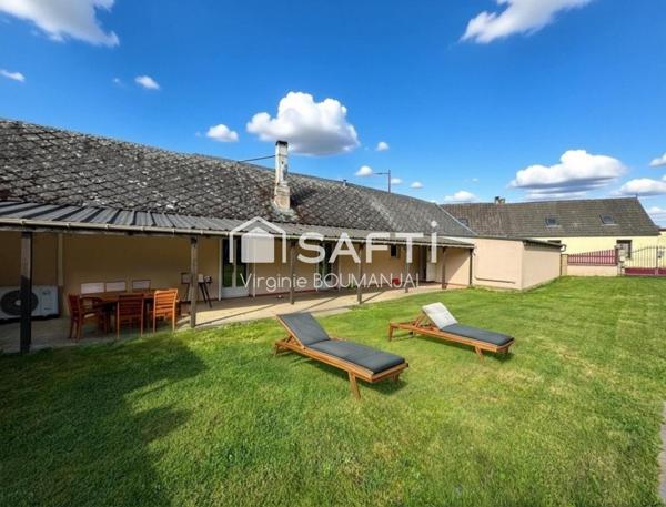 Maison plain pied de 103 m2 environ avec garage et jardin clos