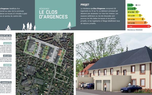 Appartement à vendre    2 pièces • 44,99 m2 Argences