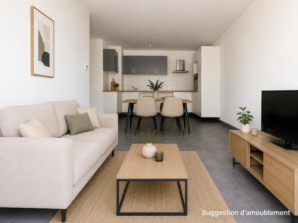 T3 terrasse 34 m², parking, tram à pied – 1er achat / invest