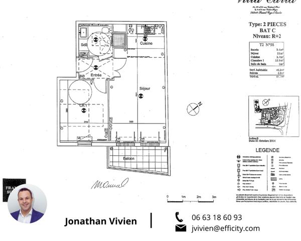 Appartement
         2 pièces
        - 45 m² 235 000 € *