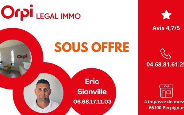 Appartement à vendre    1 pièce • 20,20 m2 Perpignan