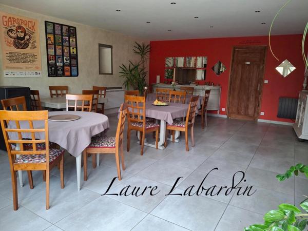 Domaine à vendre comprenant, une maison, des chambres d'hôtes et 2 appartements sur plus d'un hectare à SAINTE BAZEILLE (47)