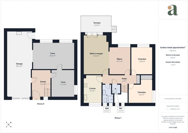 Maison de 77 m² avec garage et jardin Saintes