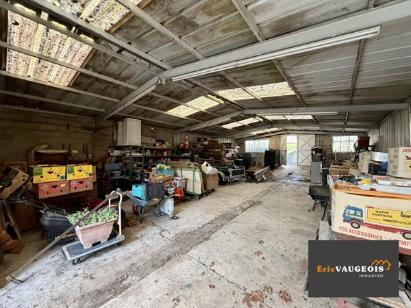 Coulommiers (77120) Maison 40m² avec grand hangar de 140 m²