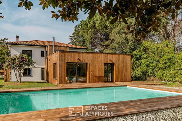 Maison d’architecte rénovée entre forêt et océan