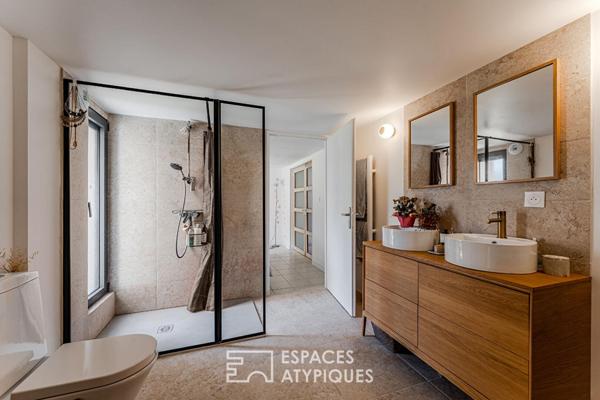 Maison d’architecte rénovée entre forêt et océan