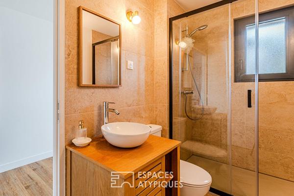 Maison d’architecte rénovée entre forêt et océan