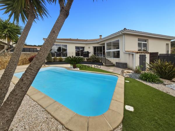 Bizanet (11200) VILLA DE PLAIN-PIED AVEC PISCINE