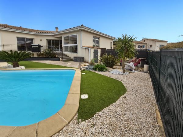 Bizanet (11200) VILLA DE PLAIN-PIED AVEC PISCINE