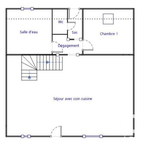 Maison de village 5 pièces de 87 m² à Miniac-Morvan (35540)