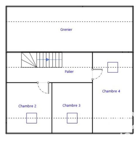 Maison de village 5 pièces de 87 m² à Miniac-Morvan (35540)