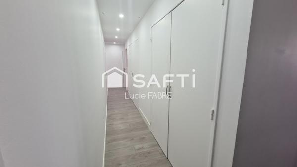 Grand T4 lumineux entièrement rénové à Beauzelle