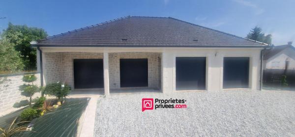 Maison neuve 106 m² - 5 pièces dont 3 chambres - sur terrain de  837 m²