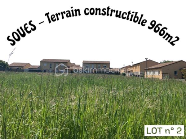 Lotissement de 966 m²