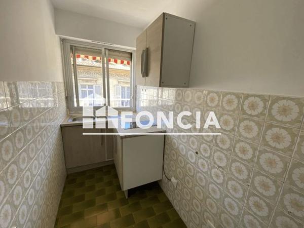 Location Studio 25.7 m² - 61 AVENUE HENRI DUNANT Nice 06100