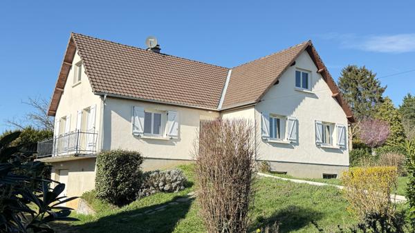 NOAILLES A 10 MINUTES, Maison 5 pièces , séjour/salon, 3 chambres, s/sol total, grenier, jardin