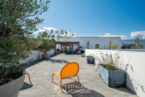 Toit-terrasse et vue Sainte-Victoire