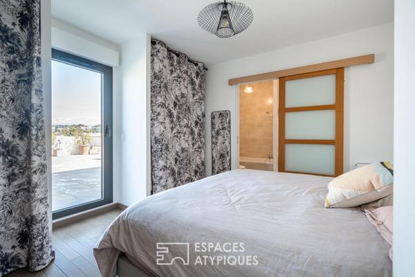 Toit-terrasse et vue Sainte-Victoire