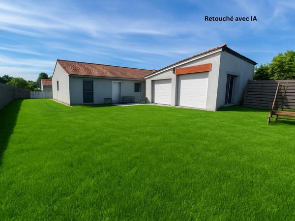 Maison plain pied 93m² 5 pièces + Dépendance 35m² 2 pièces