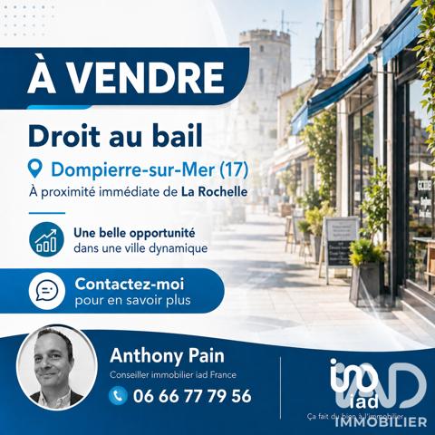 Droit au bail à vendre 96 m² Dompierre-sur-Mer