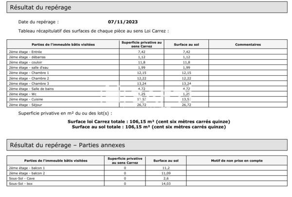 Entièrement refait, avec double balcon-terrasse