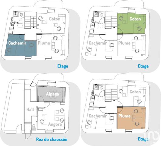 Location bureaux 14 m² Sayat