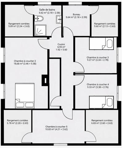 BRON CENTRE Maison 7 pièces avec grand garage et sous-sol