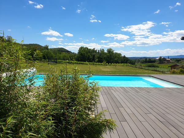 2 VILLAS NEUVES raccordables - plain-pied - grand jardin plat - piscine chauffée - accès vélo - sud Vinezac (07110)