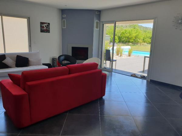 2 VILLAS NEUVES raccordables - plain-pied - grand jardin plat - piscine chauffée - accès vélo - sud Vinezac (07110)