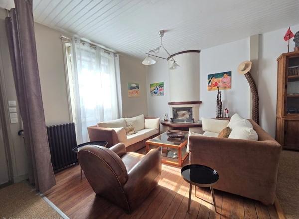 NANTES PROCE CANCLAUX, MAISON 130 m² pleine de charme, 3 chambres et dépendance, sous-sol, possibilité PK