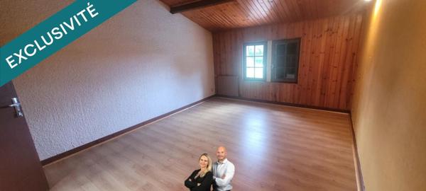 Maison avec grand terrain au calme